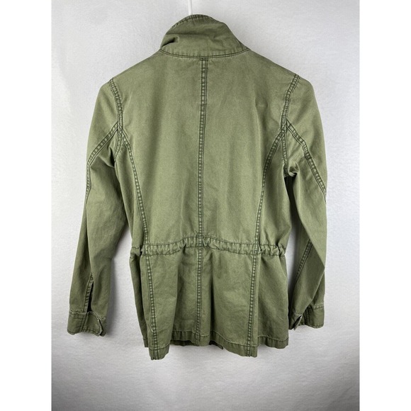Madewell Womens Passage Utility Cargo Jacket Olive Army Green Size Extra Small - Picture 3 of 3